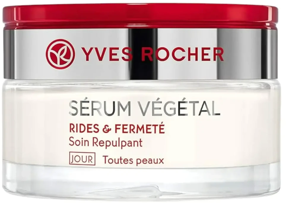 Yves Rocher Serum Vegetal Firmness & Anti-Wrinkle At Night Kreminis For Face SPF 20, 50 ml