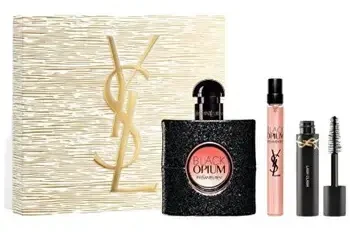 Yves Saint Laurent YSL Juodas Opium Giftset dovanų rinkinys moterims (EDP, 50 ml + EDP, 10 ml + YSL Lash Clash Blakstienų tušas Volume Extreme no1 Juodas, 2 ml)