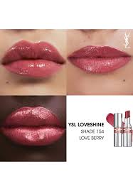 Yves Saint Laurent Loveshine Lipstick drėkinamieji lūpų dažai, 3 g | spalva: 154 Love Berry