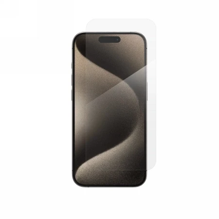 ZAGG InvisibleShield Glass XTR3 apsauginis stiklas Apple iPhone 15 Pro su antibakterine danga ir akių saugos technologija
