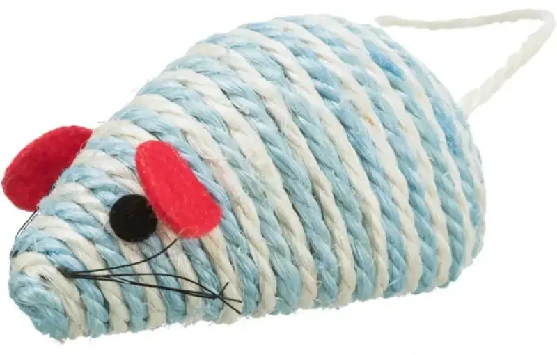 TRIXIE Pelė XXL, sizalis, su kačių mėta, 10 cm