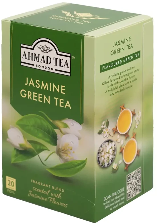 Žalioji arbata Ahmad Jasmine Romance, 20x2g