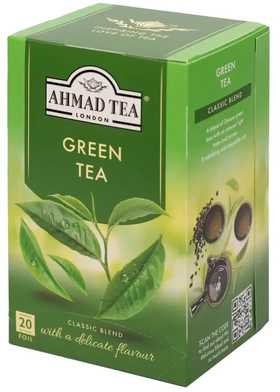 Žalioji arbata Ahmad Žalias Tea Pure, 20x2g