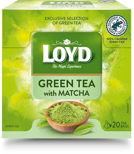 Žalioji arbata LOYD Žalias Matcha, 20 x 1.5g