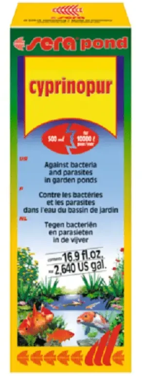 Sera tvenkinio Cyprinopur 250 ml