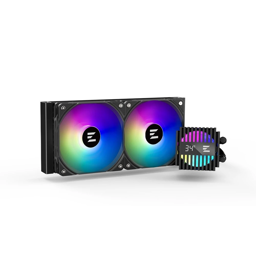 Zalman ALPHA2 A24 skysčio aušintuvas su temperatūros ekranu