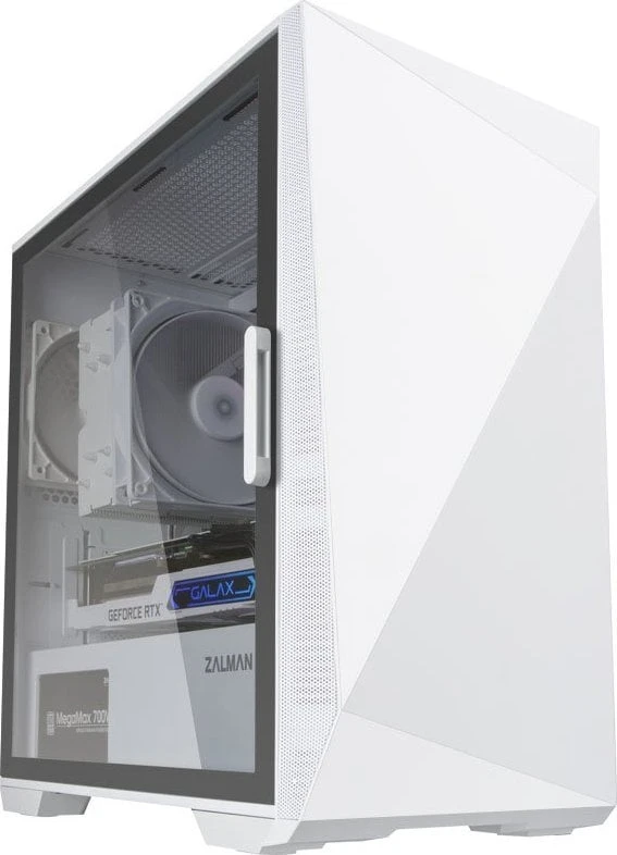 Zalman Z1 Iceberg baltas mikro atx dėklas | mini itx | vidutinio bokšto kompiuterio dėklas