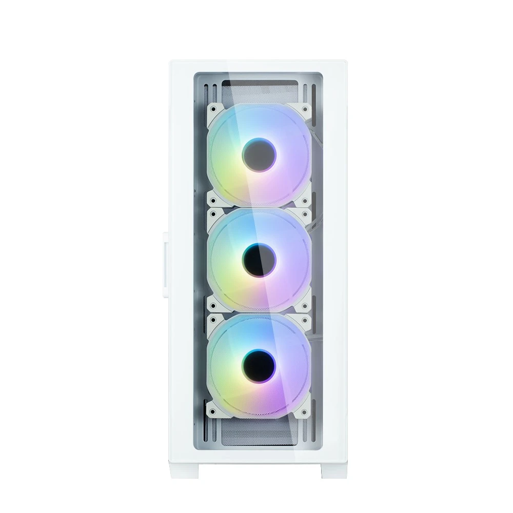Zalman I3 Neo TG Baltas Mid Tower RGB dėklas 4xfan, balta