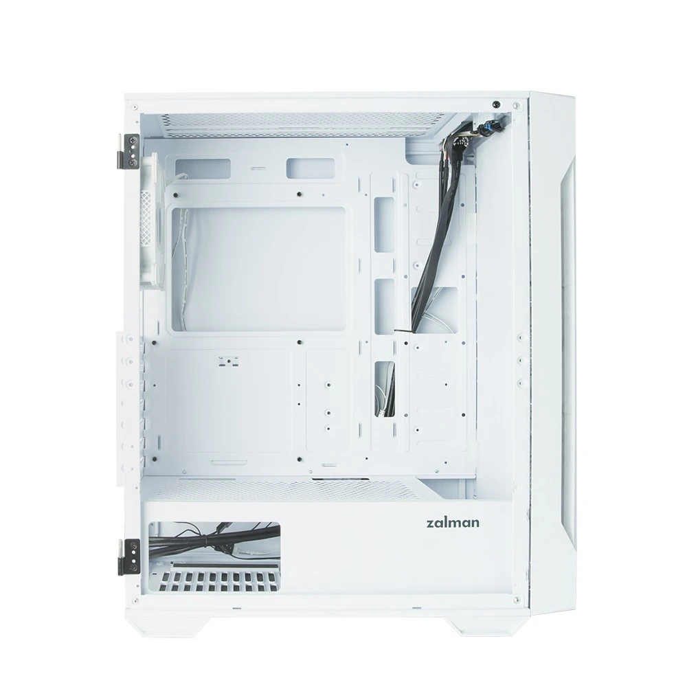 Zalman I3 Neo TG Baltas Mid Tower RGB dėklas 4xfan, balta