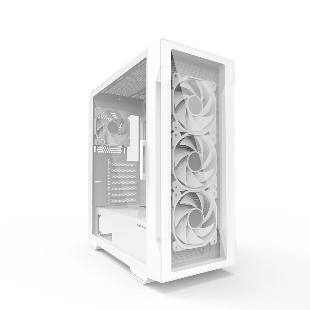 Zalman I3 Neo TG Baltas Mid Tower RGB dėklas 4xfan, balta