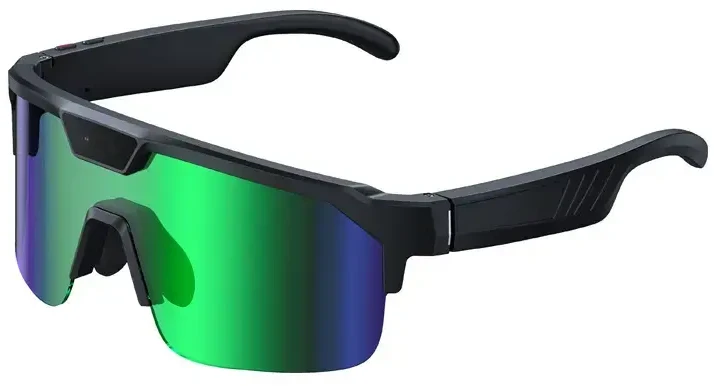 Išmanieji Akinių - Zeblaze Q01 8 MP Kamera, Dviguba Vaizdo Stabilizacija, AI Asistentas - Žalia