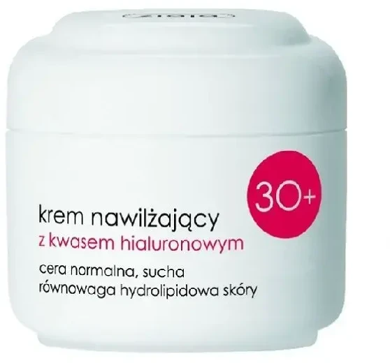 Ziaja 30+ Moisturizing Kreminis With Hyaluronic Acid Day Kreminis