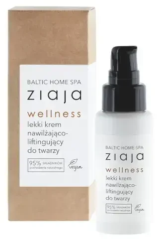 Ziaja Veido kremas, stangrinamojo poveikio, lengvos tekstūros drėkinamasis Baltic Home Spa Wellness, 50 ml