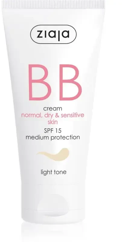 Ziaja BB kremas normaliai, sausai ir jautriai odai SPF 15 Light Tone (BB Kreminis) 50 ml