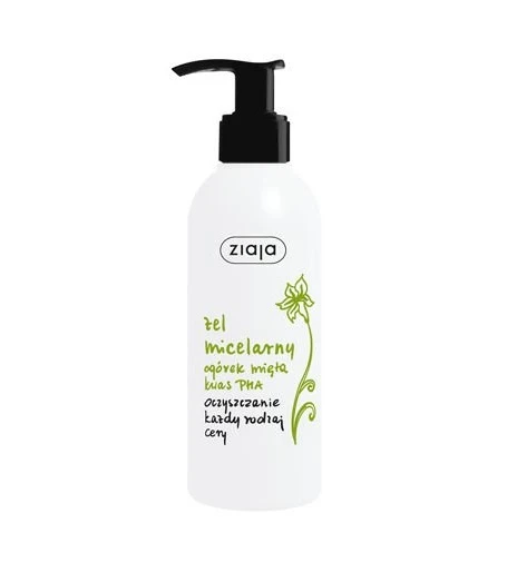 Ziaja Cucumber Mint Micellar Cleansing Gel moterims, 200 ml