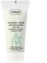 Ziaja Peelingová maska s ovocnými kyselinami (Face Mask + Scrub) 55 ml