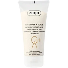 Ziaja šveičiamoji kaukė su glikolio rūgštimi (veido kaukė + šveitiklis) 55 ml