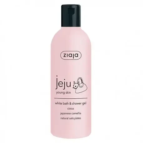 Ziaja Jeju Baltas Shower & Bath Gel (Baltas Bath & Dušo želė) 300 ml