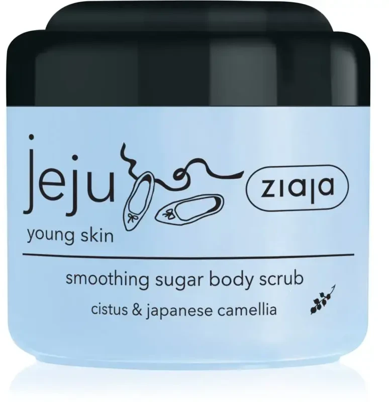 Ziaja Sugar kūno šveitimas su juodas grūdeliais (Smooth ing Sugar Body Scrub) 200 ml