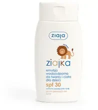 Ziaja Ziajka SPF 30 Vandeniui atspari emulsija veidui ir kūnui vaikams, 125 ml
