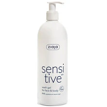 "Ziaja Sensitve" veido ir kūno prausimosi gelis jautriai odai 400ml