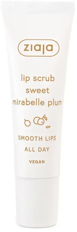 Ziaja Sweet Mirabelle Plum Sugar lūpų šveitiklis, 12 ml
