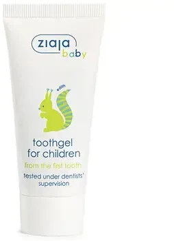 Dantų šepetėlis Ziaja Toothgel fluoride-free dental gel 50 ml