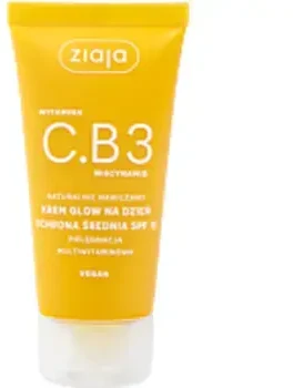 Ziaja Mixa ŠVYTĖJIMO DIENOS KREMAS VIDUTINĖS APSAUGOS SPF15 SU VITAMINU C B3, NIACINAMEDIU 50 ML