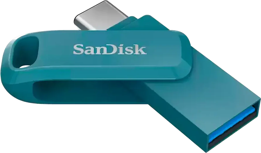 „SANDISK Ultra Dual Drive Go USB Type-C“, „Navagio Bay“, pasaulinis, 400 MB/s, 128 GB