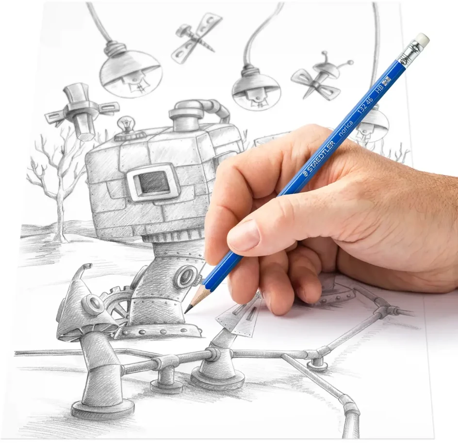 Pieštukas STAEDTLER Norica HB su trintuku