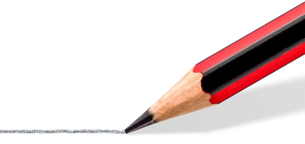 Staedtler 110-4B, 4B, Juodas, Raudona, 12 pc(s)