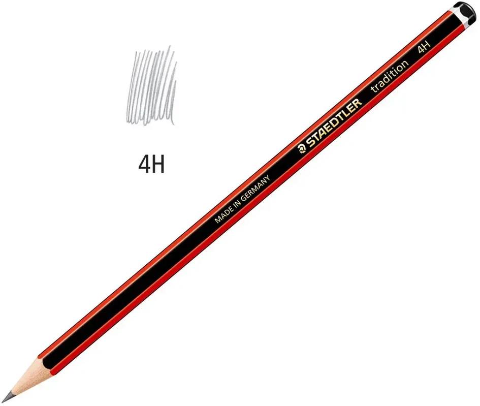 Staedtler Tradition pieštukas 4H (FSC 100%)