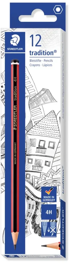 Staedtler Tradition pieštukas 4H (FSC 100%)