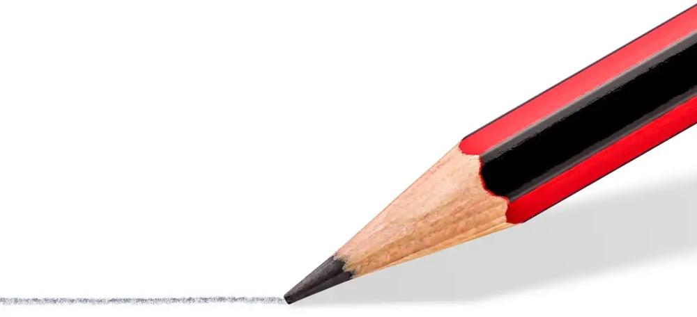 Staedtler tradition 110, HB, Juodas, Raudona, Hexagonal, PEFC, 2 mm, 1 pc(s)