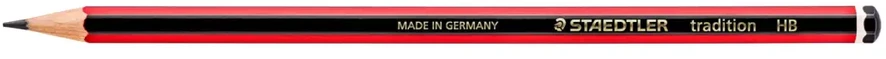 Staedtler tradition 110, HB, Juodas, Raudona, Hexagonal, PEFC, 2 mm, 1 pc(s)