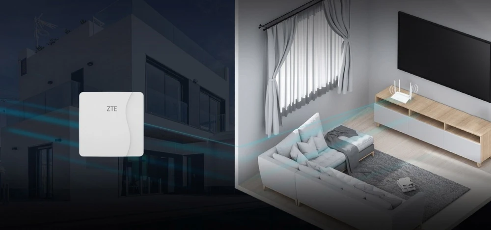 Belaidis Maršrutizatorius - ZTE MF258 Wi-Fi 6 Dual-band Baltas