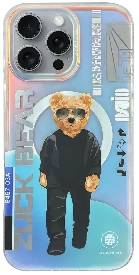 Dėklas Zuck Bear ZB BERLIN BOSS IPHONE 15 PRO MAX TWO CHARM