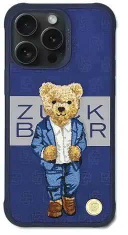 ZUCK BEAR dėklas PARIS GENTLEMAN IPHONE 16 kostiumui