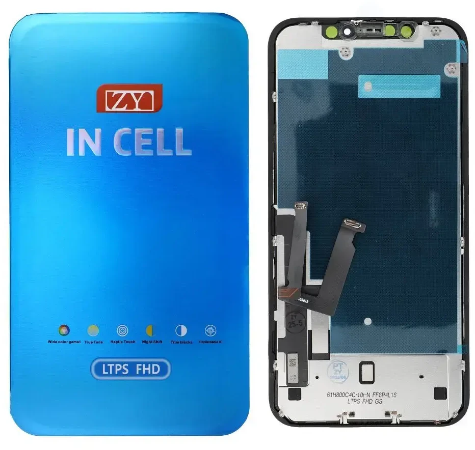 ZY LCD ekranas, skirtas iPhone XR FFHD-900p Incell (keisti IC)