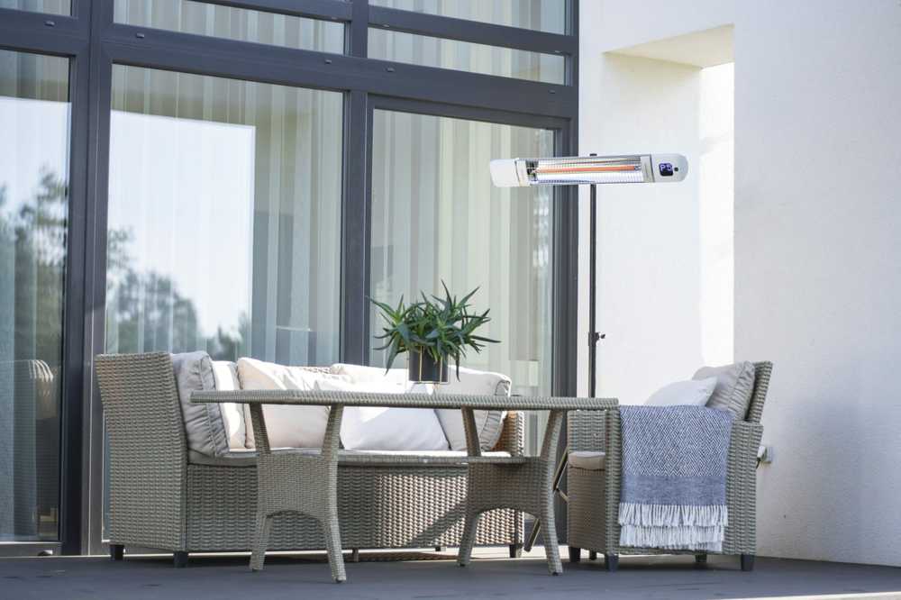 4IQ Infraraudonųjų spindulių šildytuvas “Tora - WiFi” 2500W, baltas