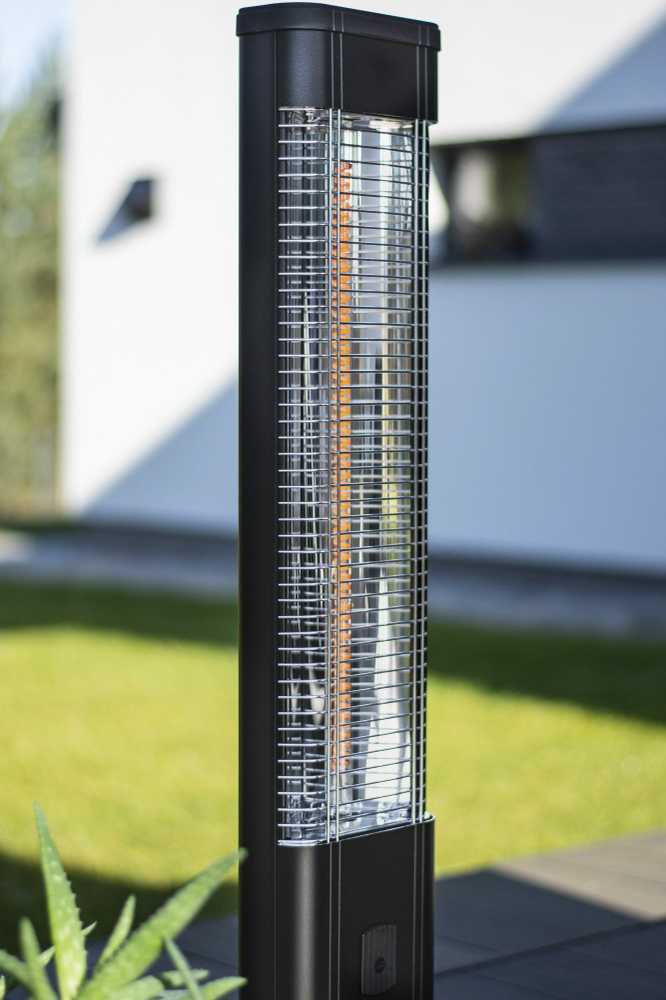 4IQ Infraraudonųjų spindulių šildytuvas “Joris” 2000W, juodas