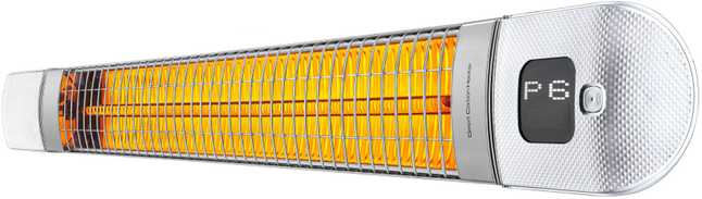 4IQ Infraraudonųjų spindulių šildytuvas “Tora” 2500W, baltas