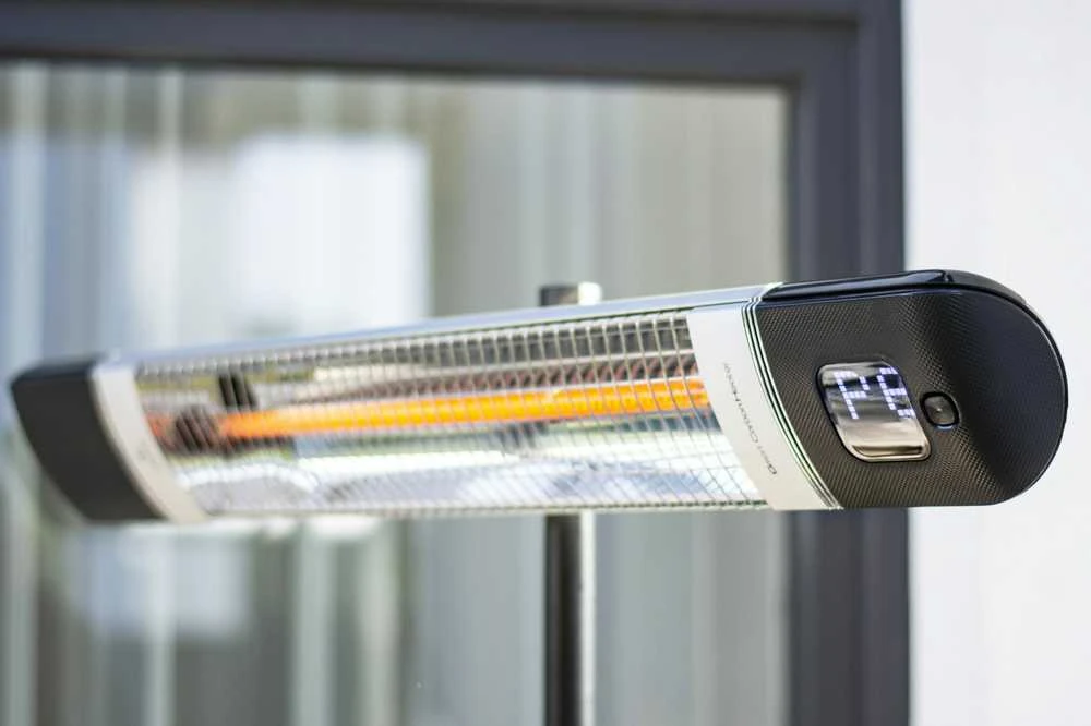 4IQ Infraraudonųjų spindulių šildytuvas “Tora - WiFi” 2500W, juodas