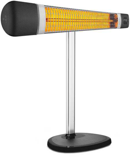 4IQ Infraraudonųjų spindulių šildytuvas “Mila” 2500W, juodas