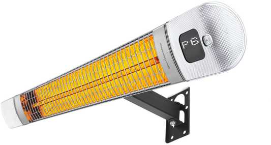 4IQ Infraraudonųjų spindulių šildytuvas “Tora” 2500W, baltas