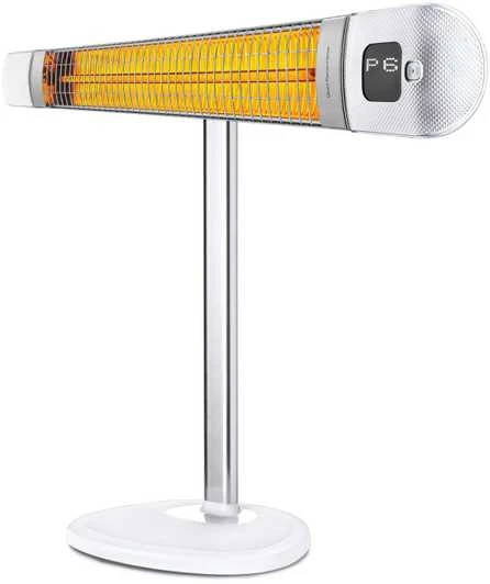 4IQ Infraraudonųjų spindulių šildytuvas “Mila-WiFi” 2500W, baltas
