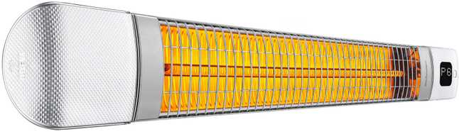 4IQ Infraraudonųjų spindulių šildytuvas “Tora” 2500W, baltas