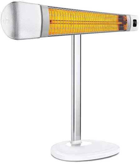4IQ Infraraudonųjų spindulių šildytuvas “Mila” 2500W, baltas