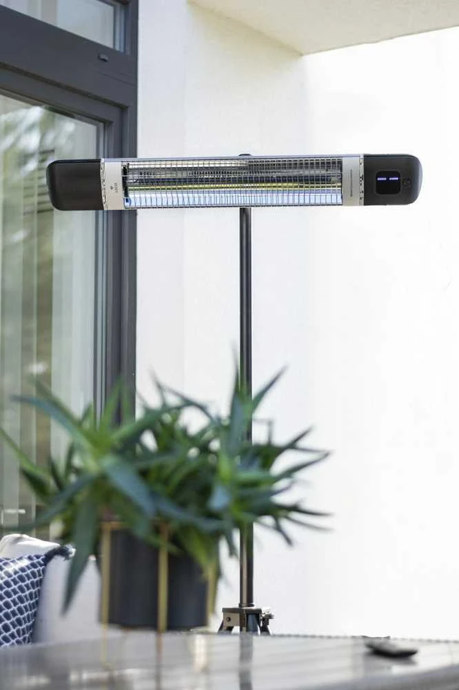 4IQ Infraraudonųjų spindulių šildytuvas “Tora - WiFi” 2500W, juodas