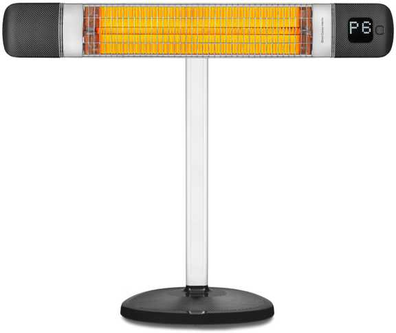 4IQ Infraraudonųjų spindulių šildytuvas “Mila” 2500W, juodas